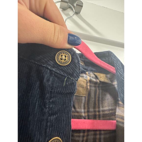 St Johns Bay Flannel Lined Navy Chore Barn Coat - Picture 10 of 10